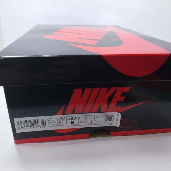 Jordan Air Jordan 1 Retro High OG Patent Bred Black Red High Top Patent Leather main image 6